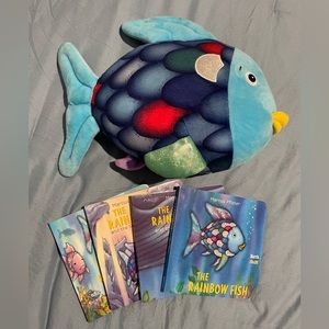 Rainbow Fish plush/books